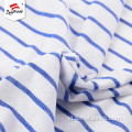 Disesuaikan Soft Hand Feel Polyester Stripe Fabric